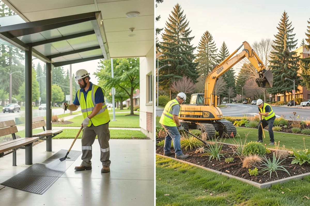 Tree Planting in Bellevue, King County, WA - Site and species plan checked against utilities and clearances