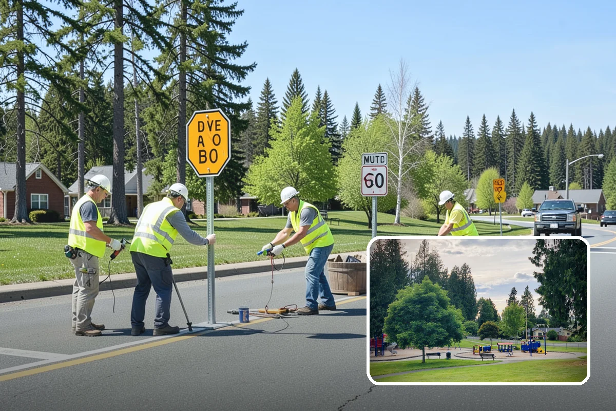 Tree Planting in Bonney Lake, Pierce County, WA - Builds long-term canopy with correct species siting