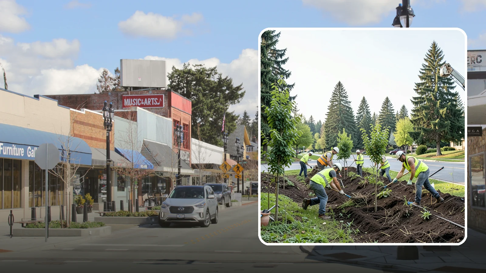 Tree Planting in Bothell, King County, WA - Species-appropriate planting of public trees with proper stock, installation, and establishment care to grow lasting canopy.