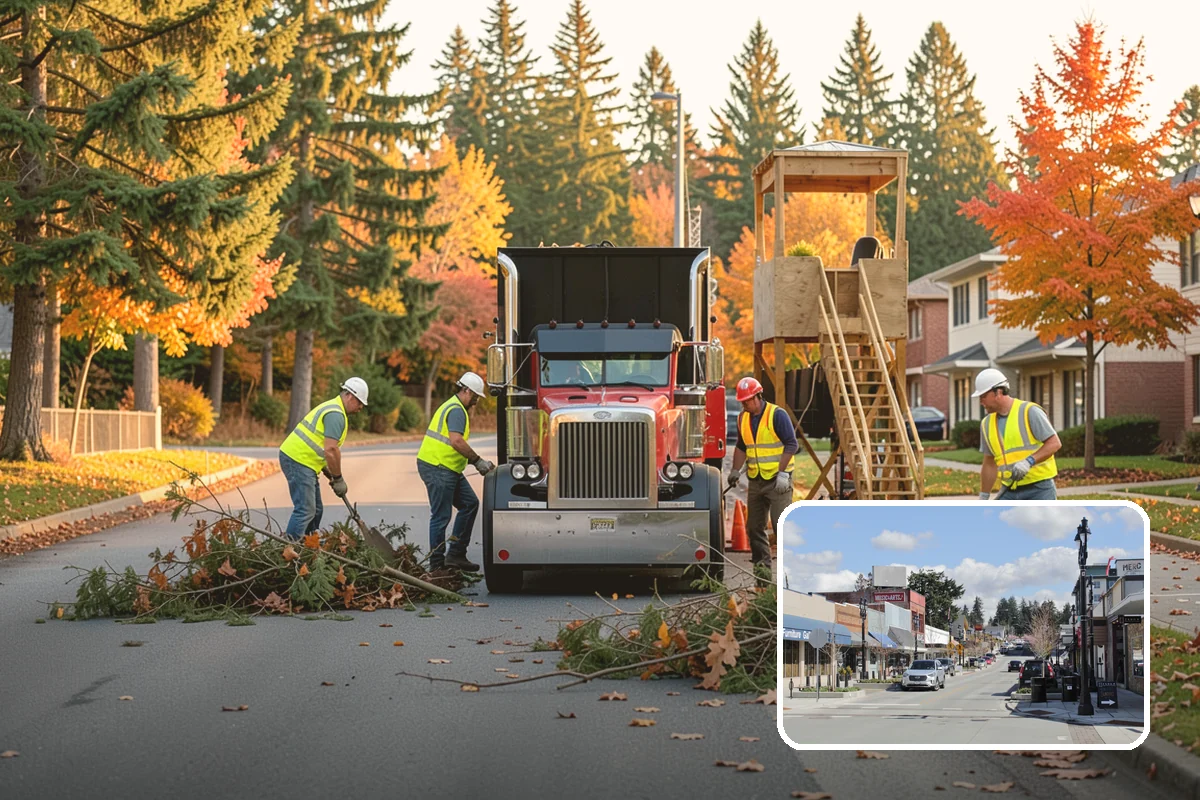 Tree Planting in Bothell, King County, WA - Builds long-term canopy with correct species siting