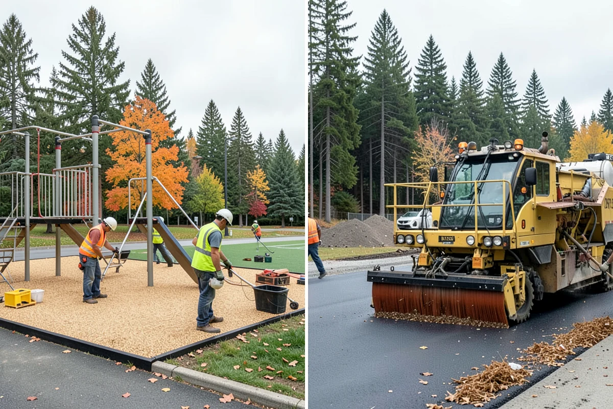 Tree Planting in Clyde Hill, King County, WA - Site and species plan checked against utilities and clearances