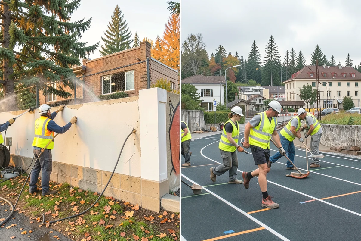 Tree Planting in Covington, King County, WA - Site and species plan checked against utilities and clearances