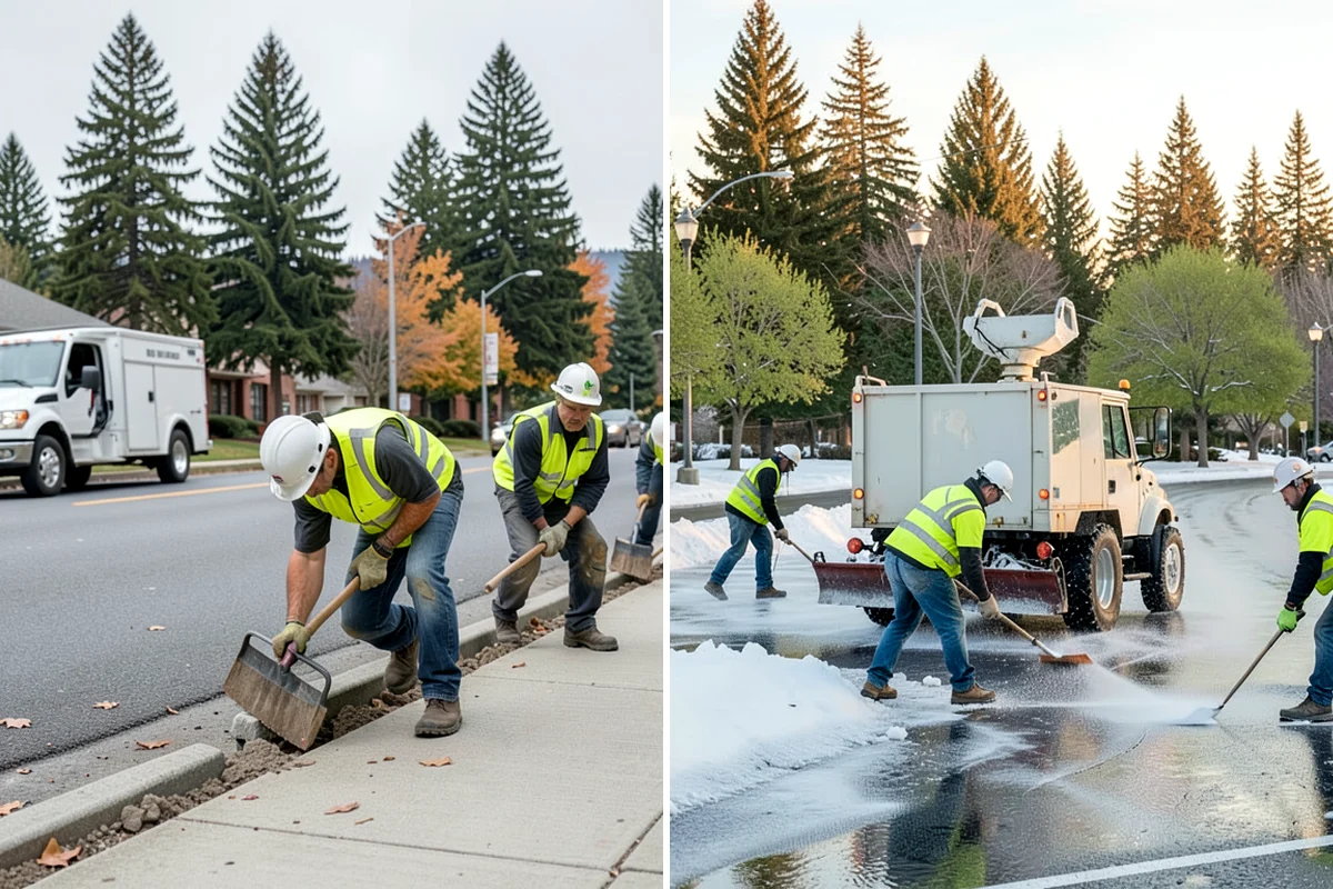 Tree Planting in DuPont, Pierce County, WA - Site and species plan checked against utilities and clearances