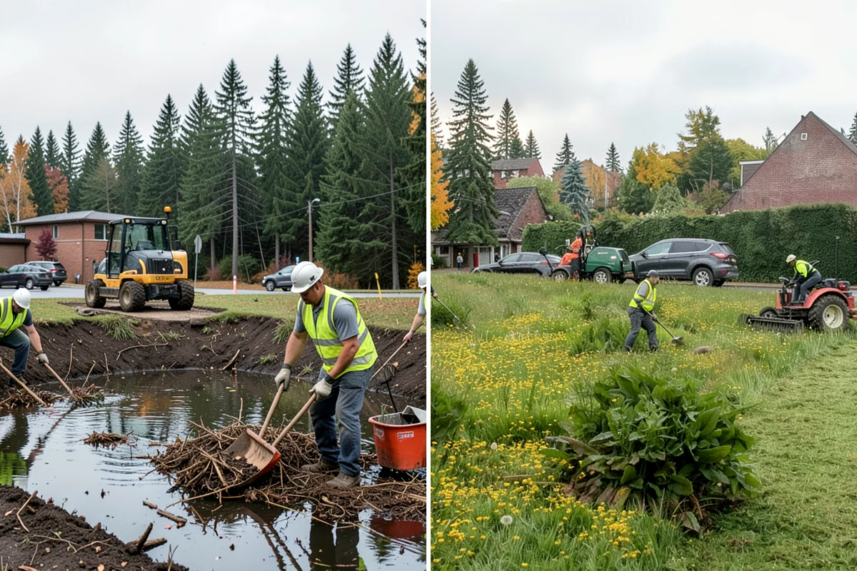 Tree Planting in Enumclaw, King County, WA - Site and species plan checked against utilities and clearances