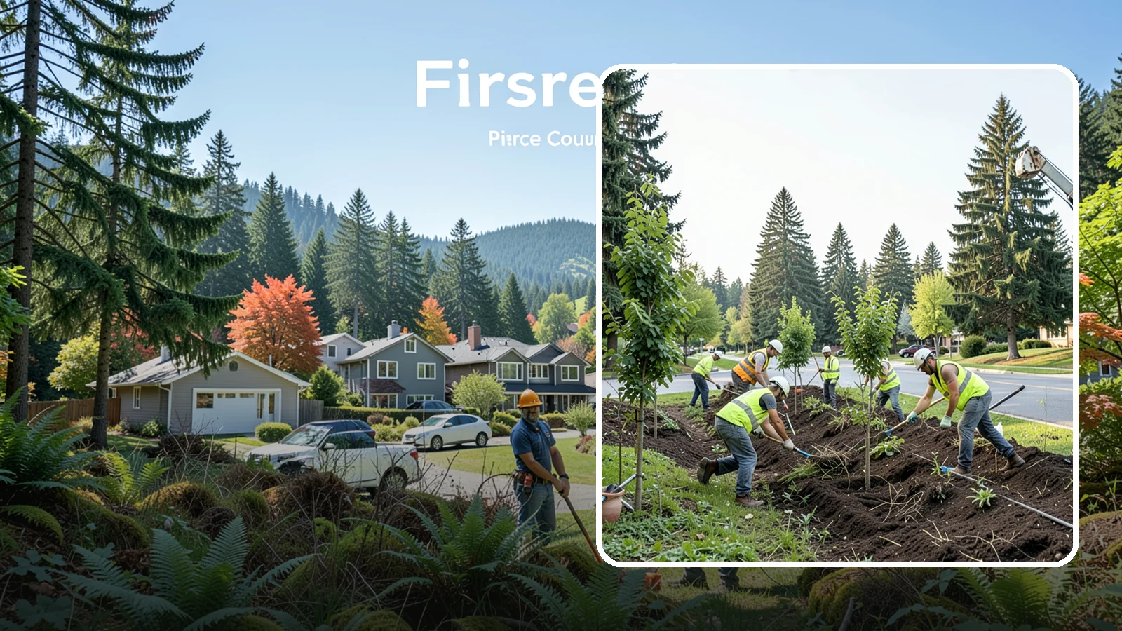 Tree Planting in Fircrest, Pierce County, WA - Species-appropriate planting of public trees with proper stock, installation, and establishment care to grow lasting canopy.