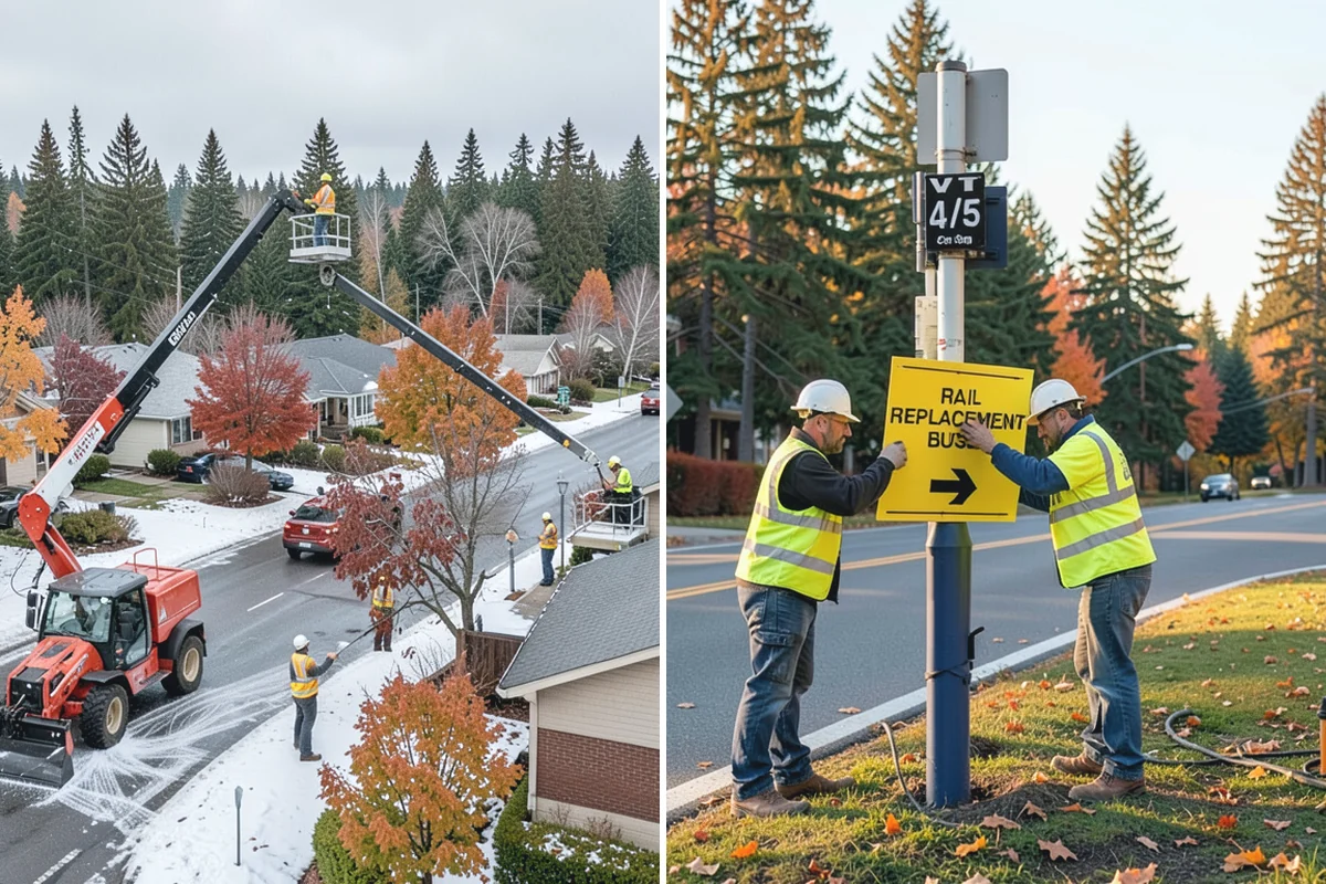 Tree Planting in Gold Bar, Snohomish County, WA - Site and species plan checked against utilities and clearances