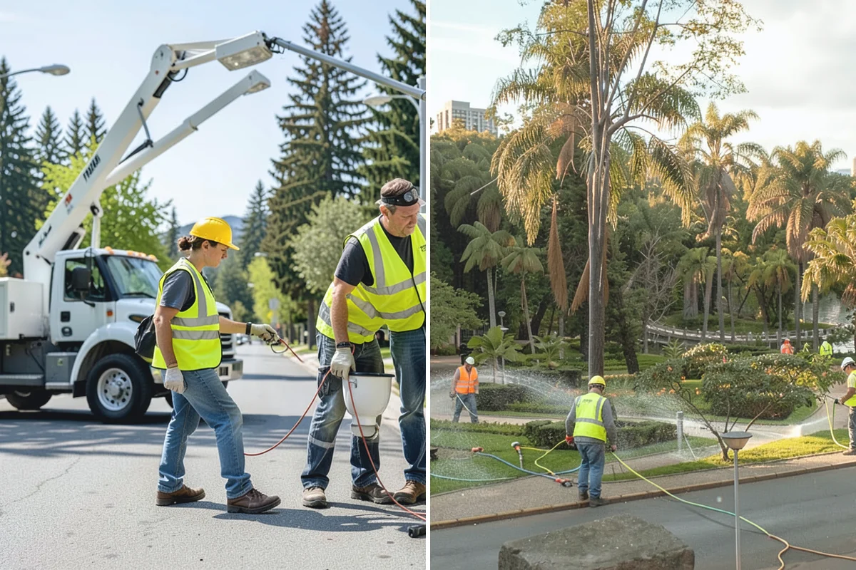 Tree Planting in Hamilton, Skagit County, WA - Site and species plan checked against utilities and clearances
