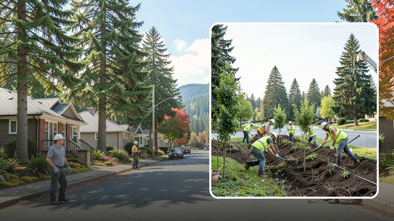 Tree Planting in Hunts Point, King County, WA - Species-appropriate planting of public trees with proper stock, installation, and establishment care to grow lasting canopy.