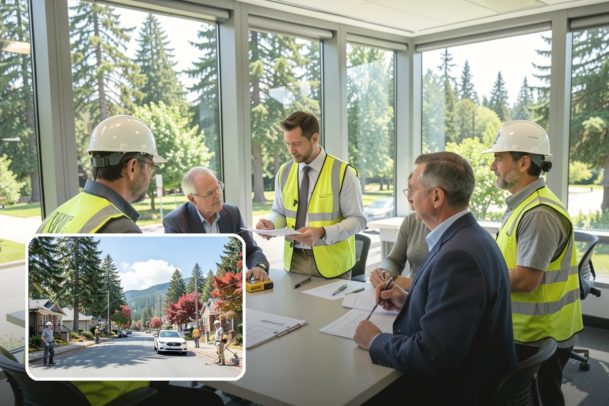 Tree Planting in Hunts Point, King County, WA - Builds long-term canopy with correct species siting
