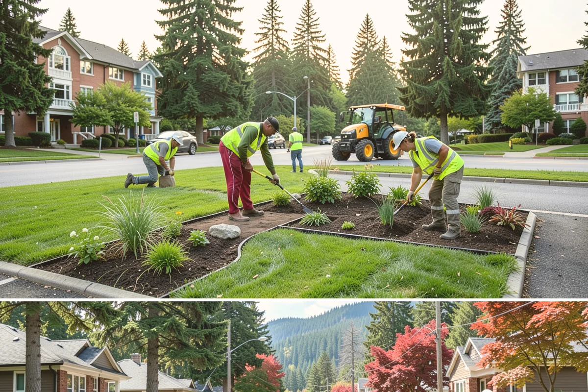 Tree Planting in Hunts Point, King County, WA - Planting is best scheduled for the fall through early-spring dormant window when Western Washington's rains aid establishment and...
