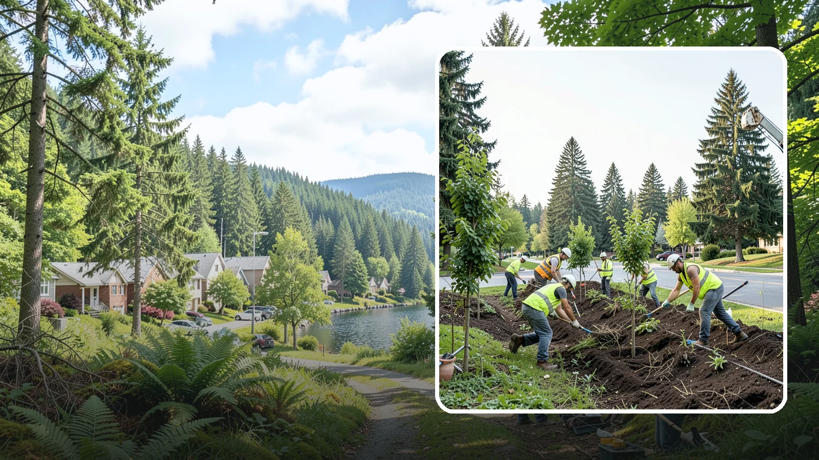Tree Planting in Lake Forest Park, King County, WA - Species-appropriate planting of public trees with proper stock, installation, and establishment care to grow lasting canopy.