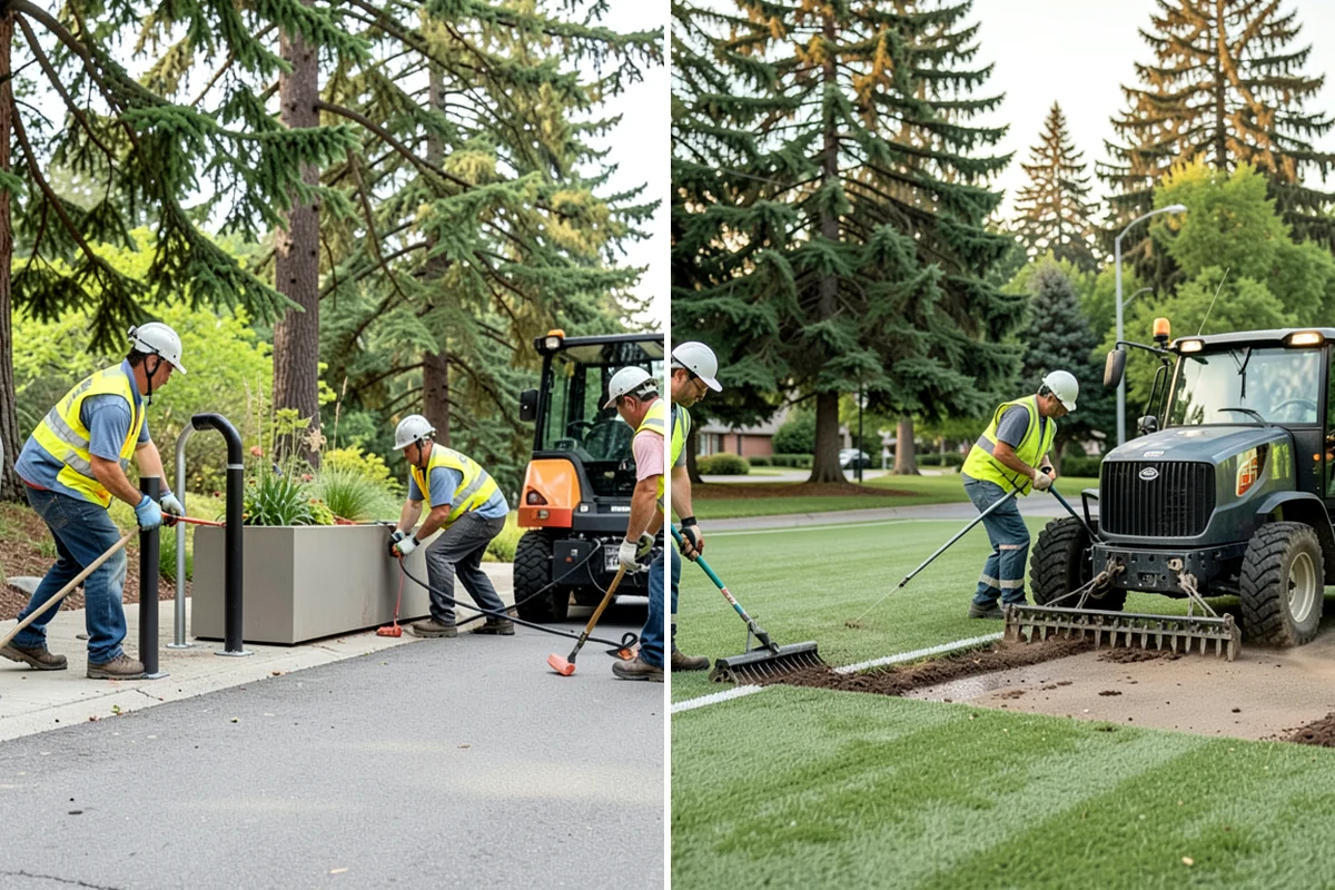 Tree Planting in Lyman, Skagit County, WA - Site and species plan checked against utilities and clearances