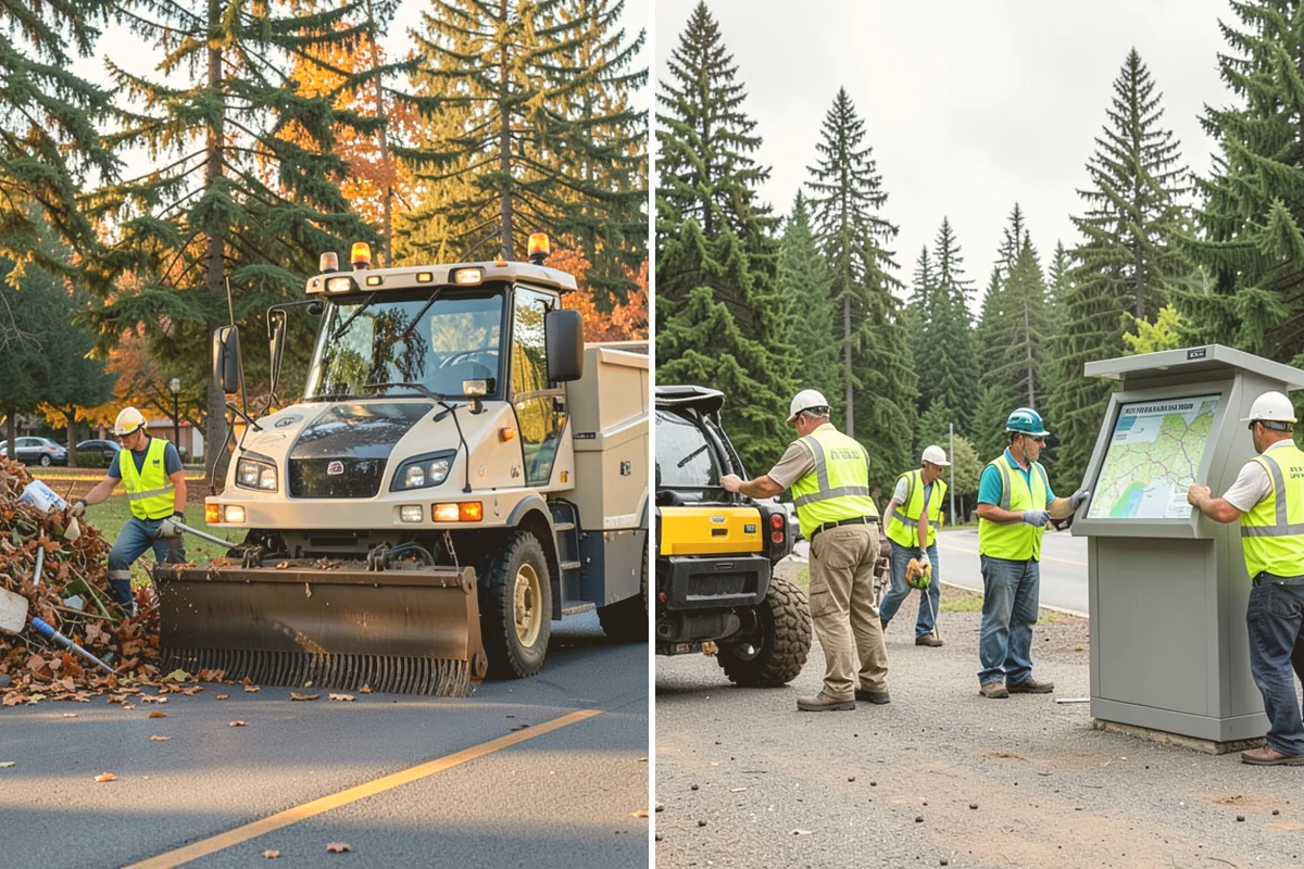 Tree Planting in Milton, King County, WA - Site and species plan checked against utilities and clearances