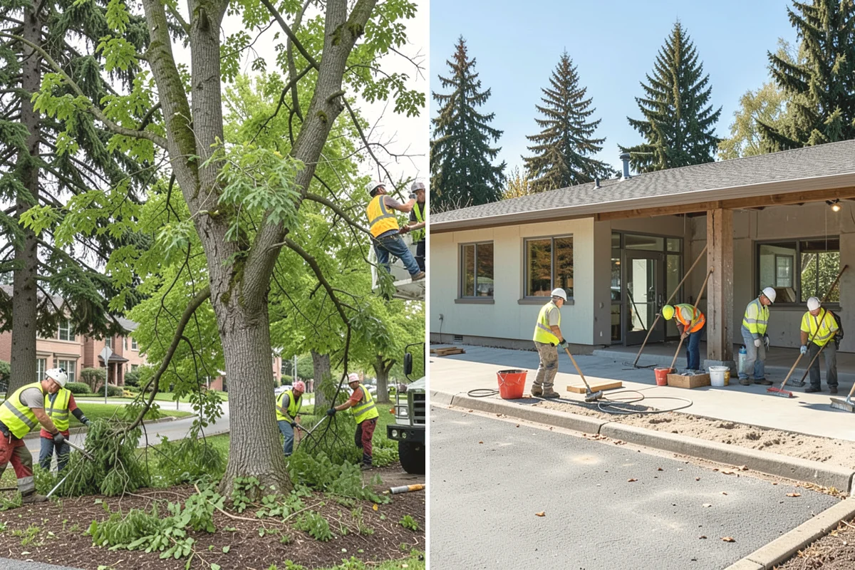 Tree Planting in North Bend, King County, WA - Site and species plan checked against utilities and clearances