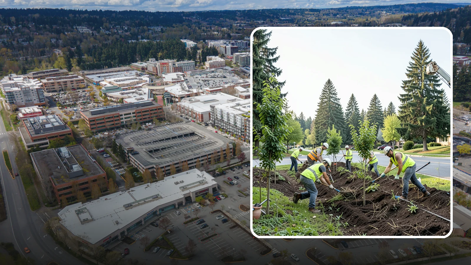 Tree Planting in Redmond, King County, WA - Species-appropriate planting of public trees with proper stock, installation, and establishment care to grow lasting canopy.