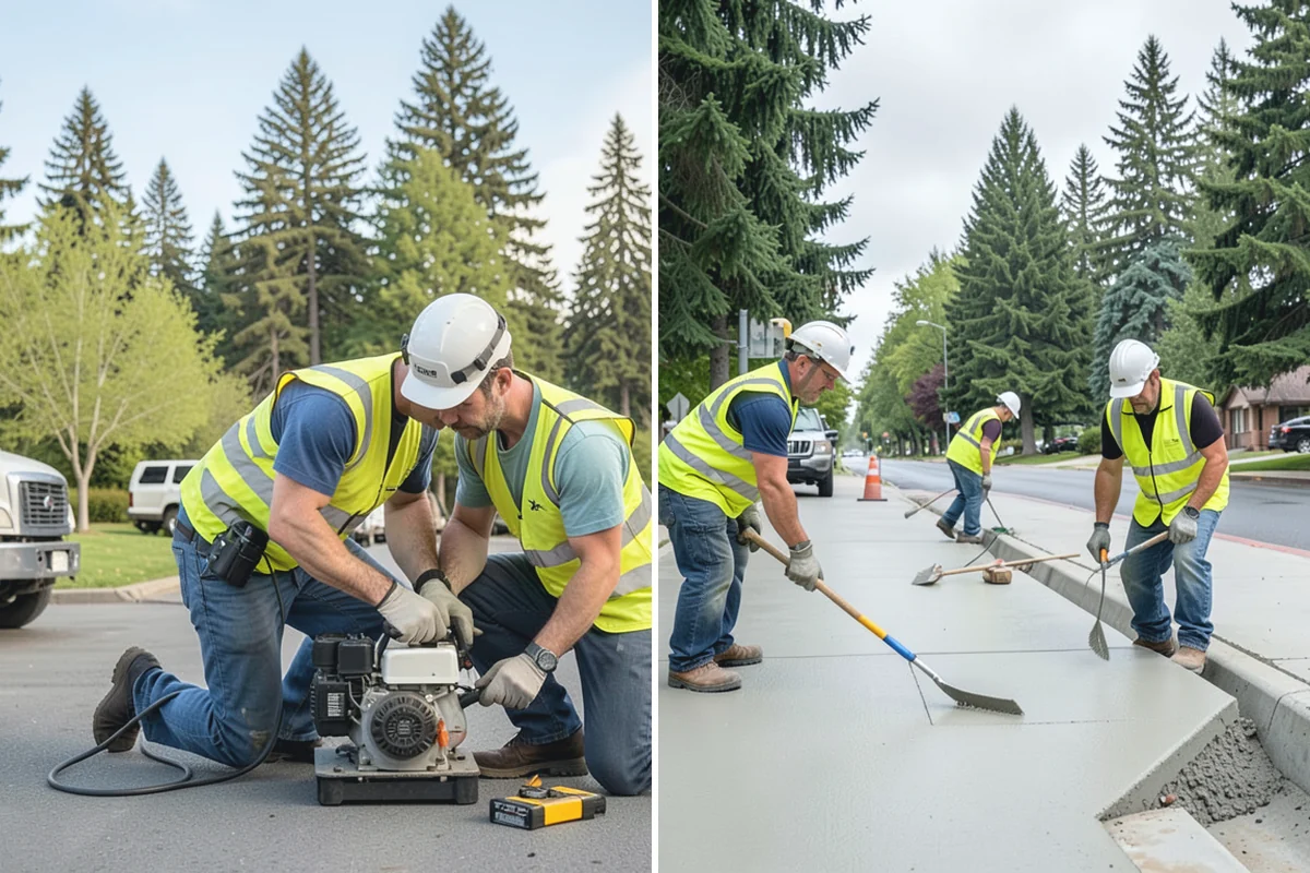 Tree Planting in Renton, King County, WA - Site and species plan checked against utilities and clearances