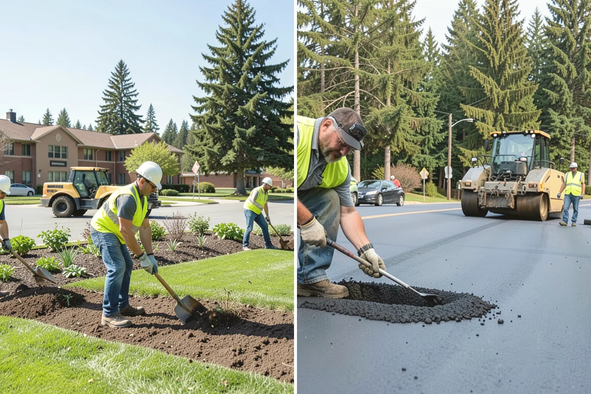 Tree Planting in Steilacoom, Pierce County, WA - Site and species plan checked against utilities and clearances
