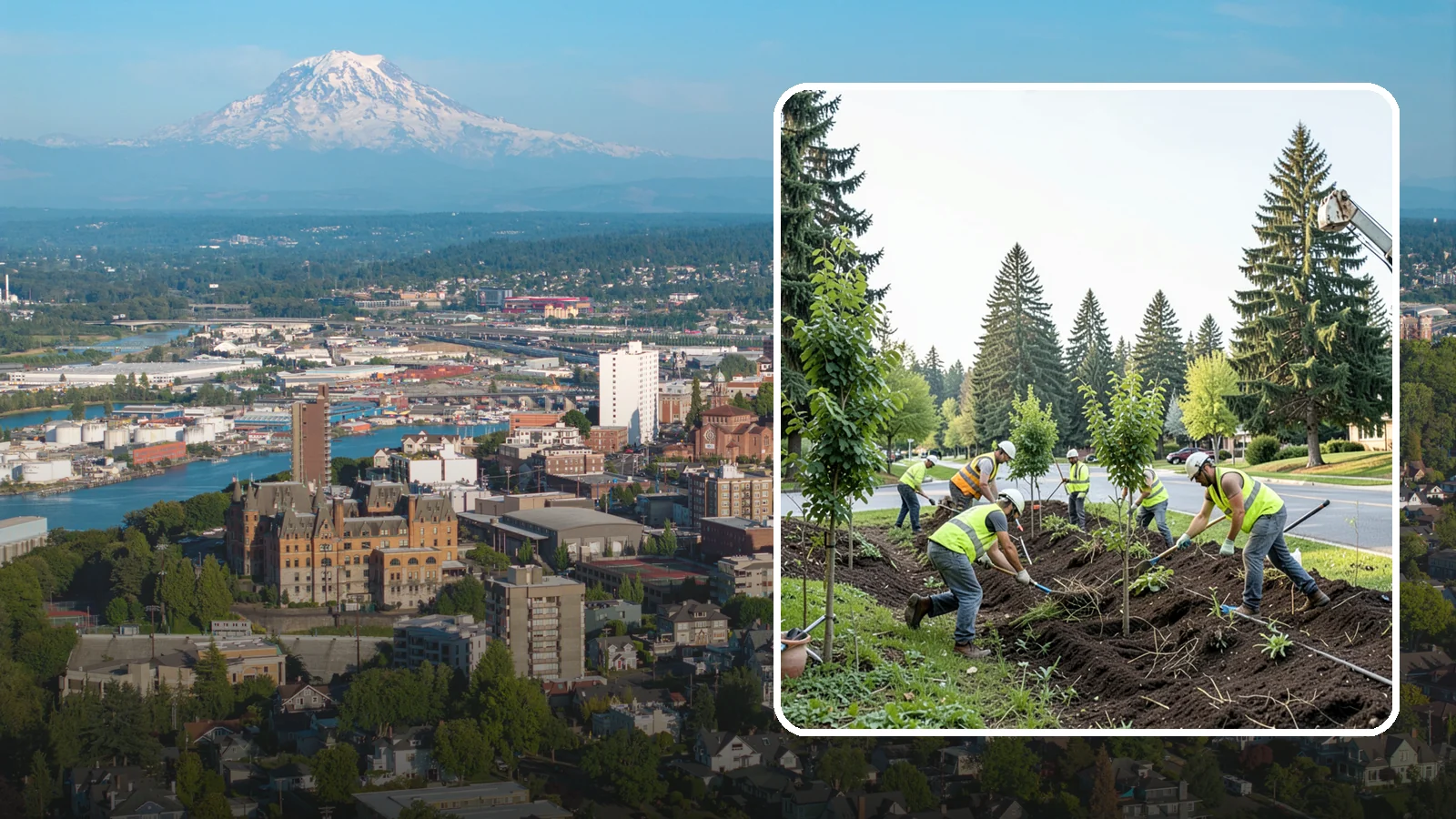 Tree Planting in Tacoma, Pierce County, WA - Species-appropriate planting of public trees with proper stock, installation, and establishment care to grow lasting canopy.