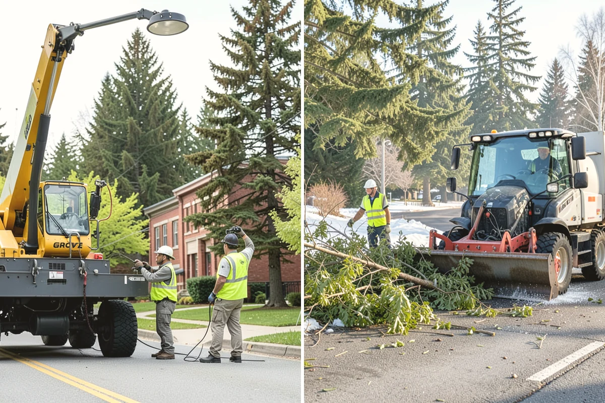 Tree Planting in University Place, Pierce County, WA - Site and species plan checked against utilities and clearances