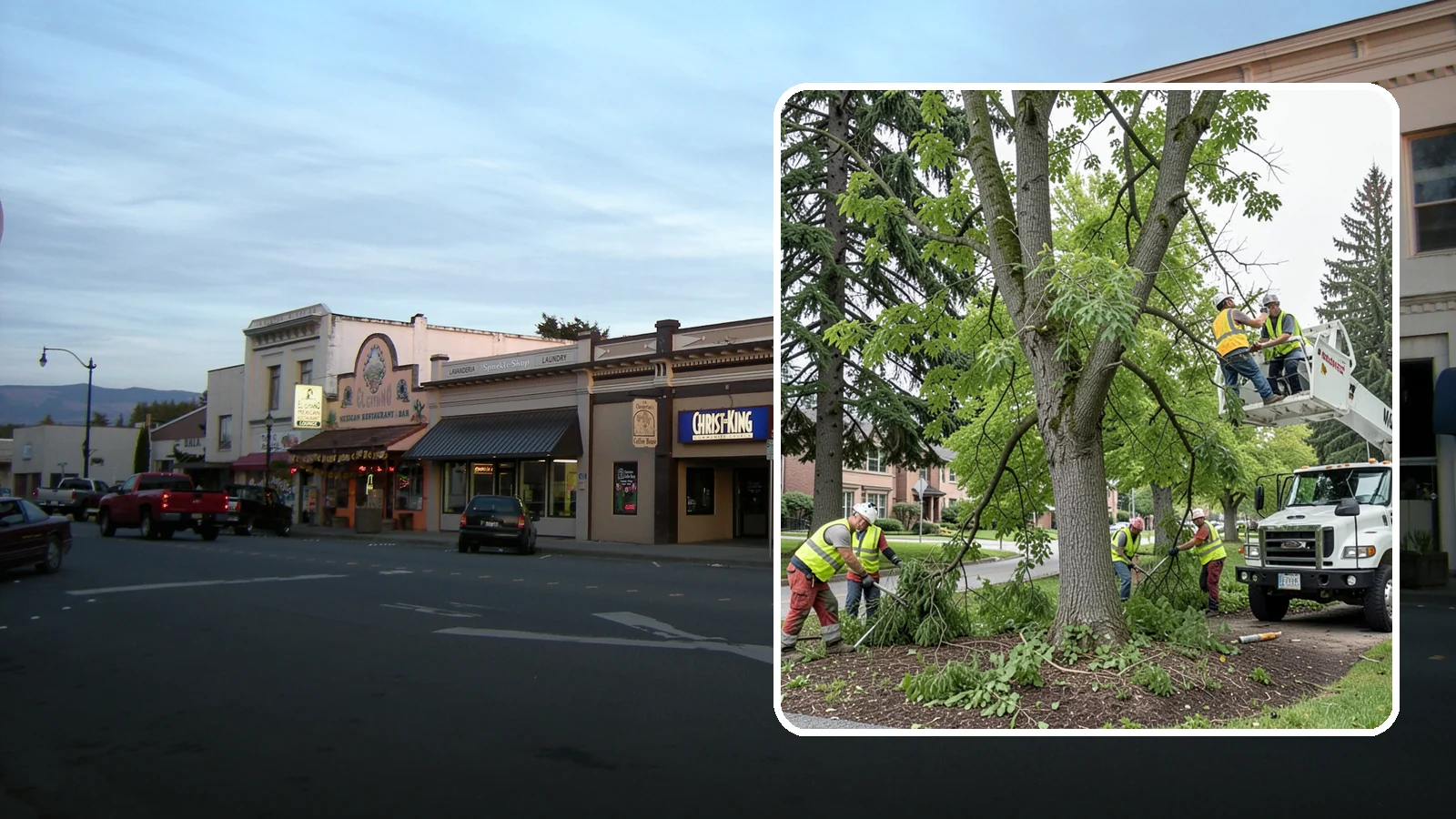 Tree Pruning in Burlington, Skagit County, WA - Structural and clearance pruning of landscape trees to support health, safety, and public sightlines.