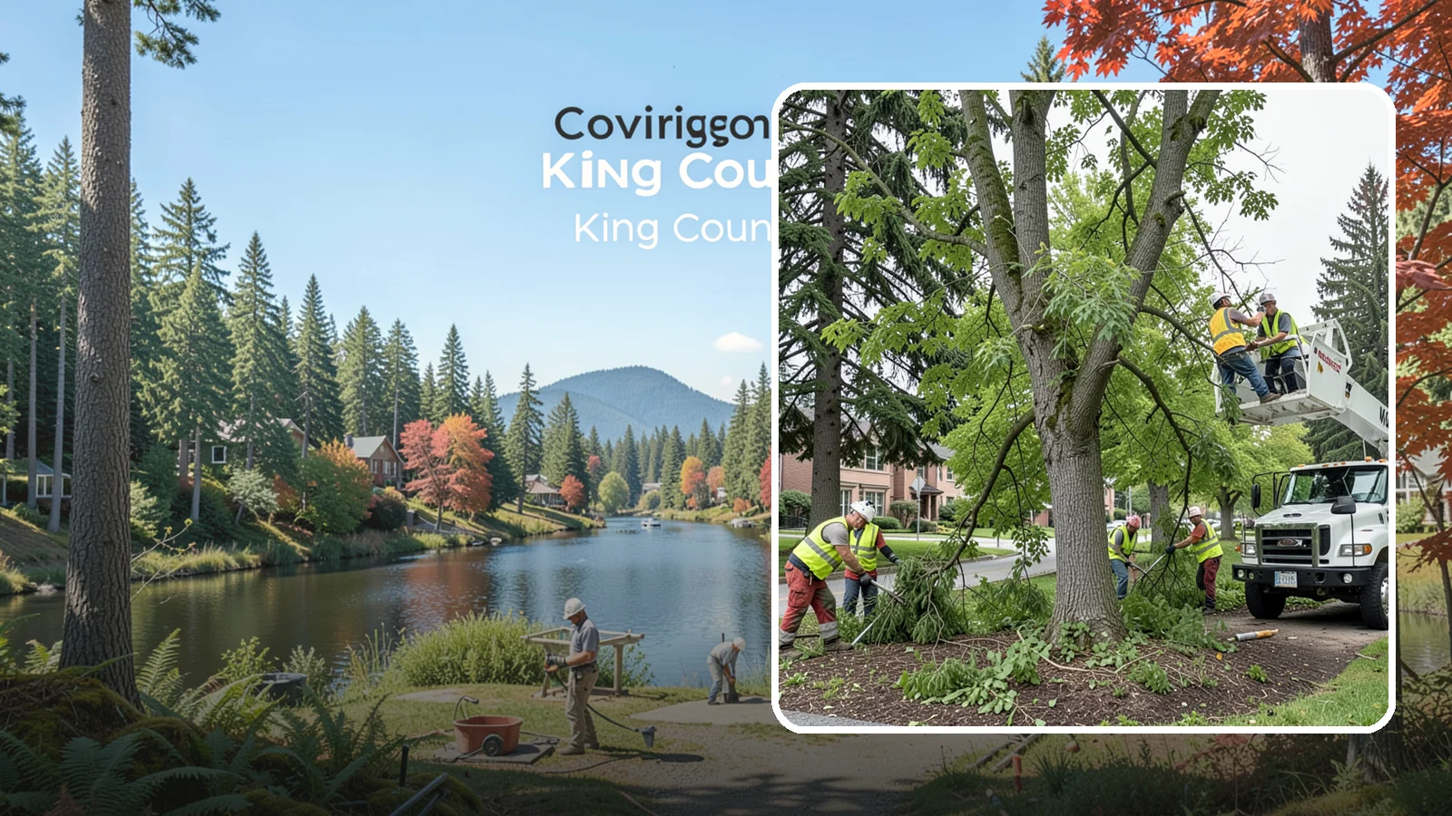 Tree Pruning in Covington, King County, WA - Structural and clearance pruning of landscape trees to support health, safety, and public sightlines.