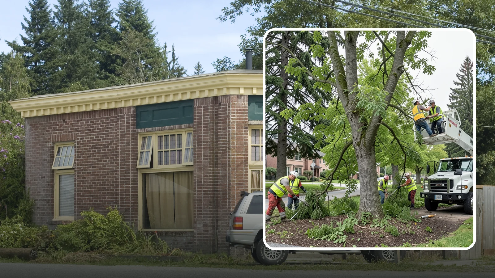 Tree Pruning in Hamilton, Skagit County, WA - Structural and clearance pruning of landscape trees to support health, safety, and public sightlines.