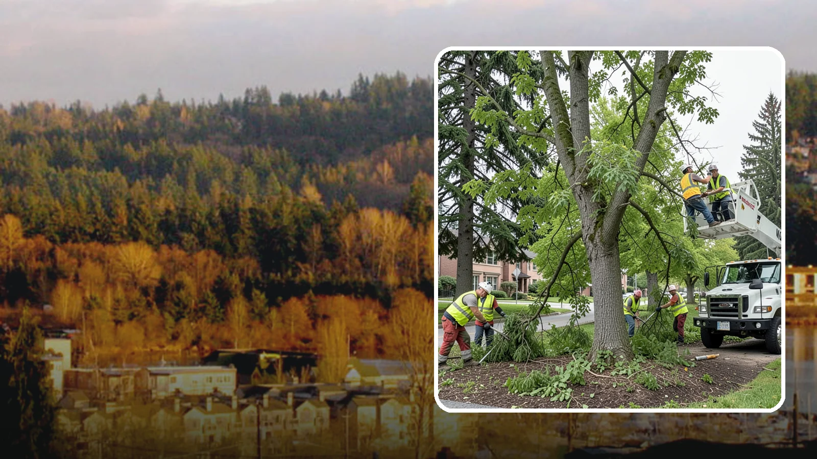 Tree Pruning in Kenmore, King County, WA - Structural and clearance pruning of landscape trees to support health, safety, and public sightlines.