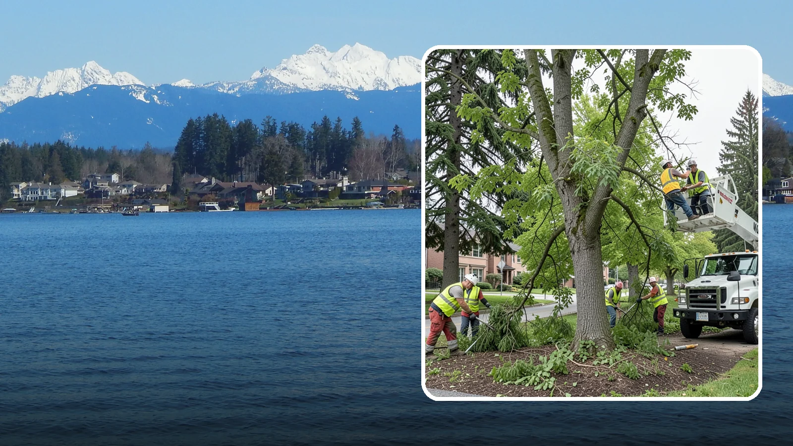 Tree Pruning in Lake Stevens, Snohomish County, WA - Structural and clearance pruning of landscape trees to support health, safety, and public sightlines.