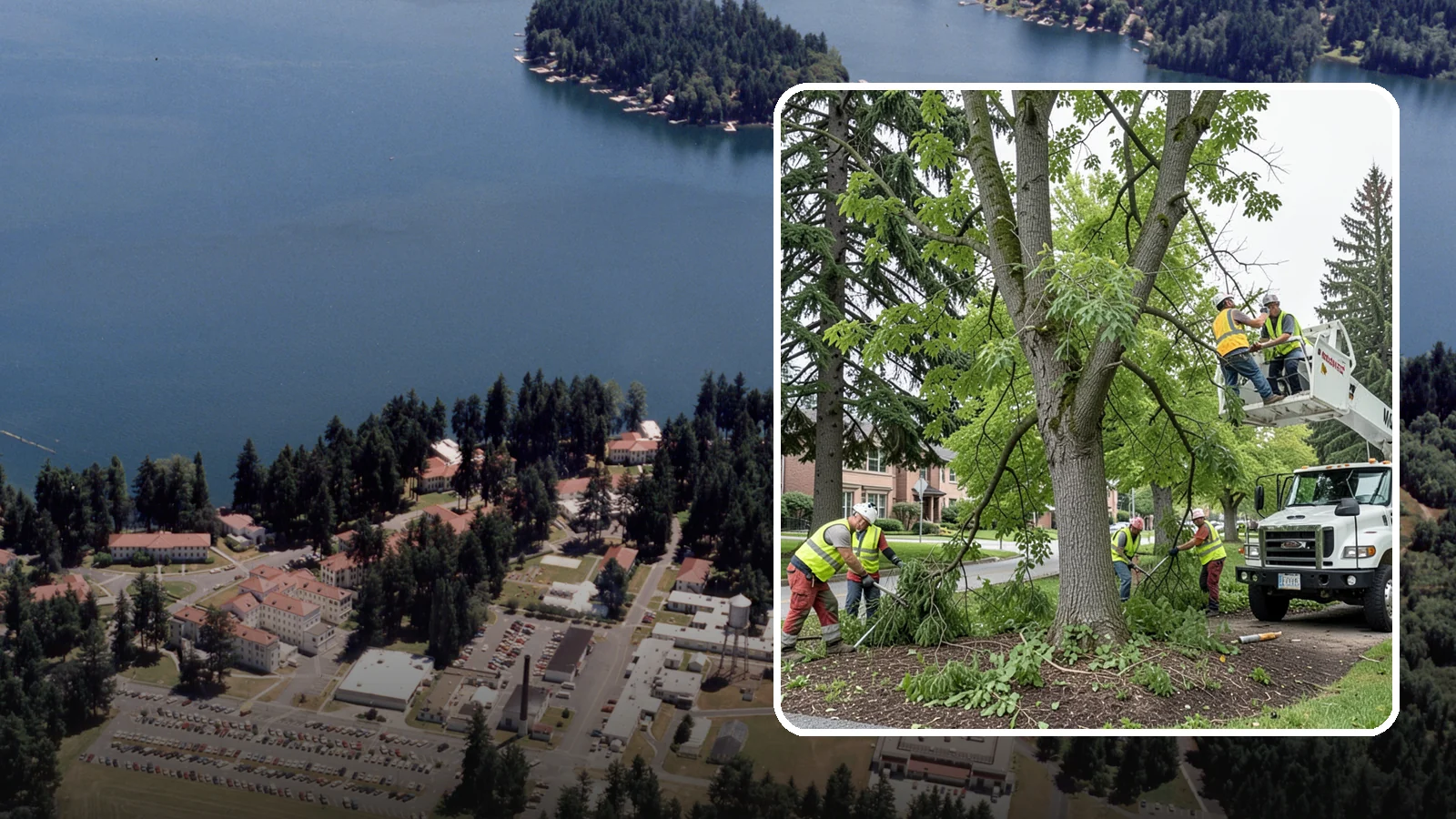 Tree Pruning in Lakewood, Pierce County, WA - Structural and clearance pruning of landscape trees to support health, safety, and public sightlines.