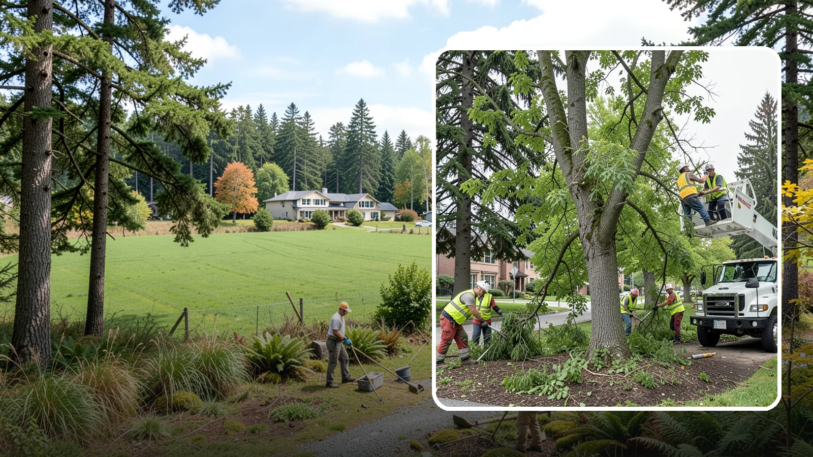 Tree Pruning in Lyman, Skagit County, WA - Structural and clearance pruning of landscape trees to support health, safety, and public sightlines.