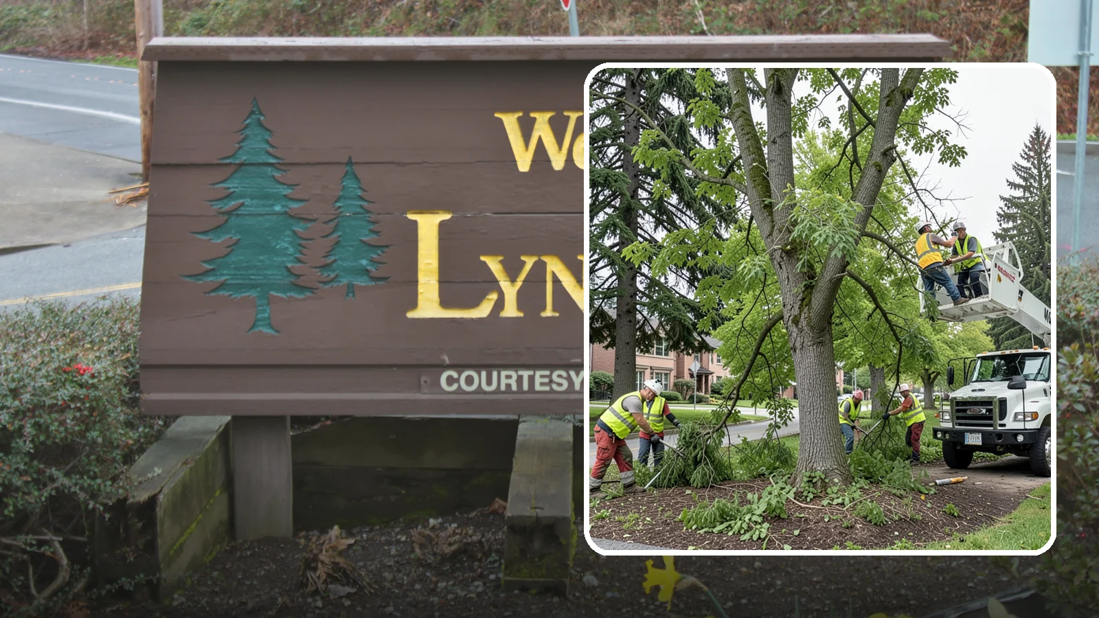 Tree Pruning in Lynnwood, Snohomish County, WA - Structural and clearance pruning of landscape trees to support health, safety, and public sightlines.