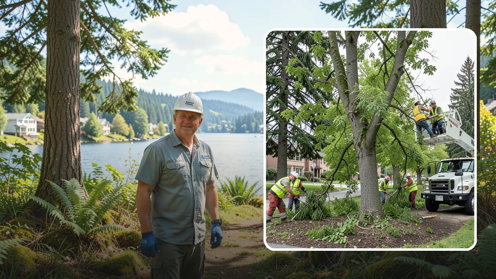 Tree Pruning in Milton, King County, WA - Structural and clearance pruning of landscape trees to support health, safety, and public sightlines.