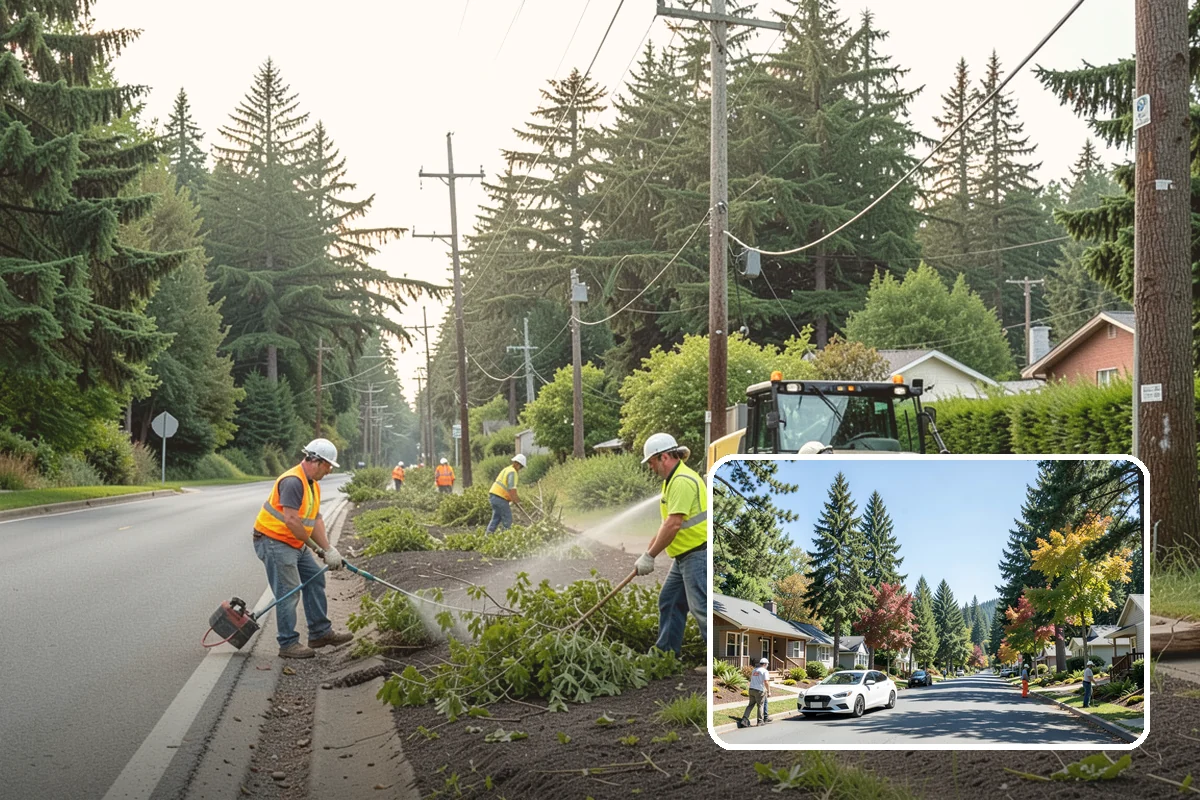 Tree Pruning in Orting, Pierce County, WA - Reduced limb-failure and liability risk on public property