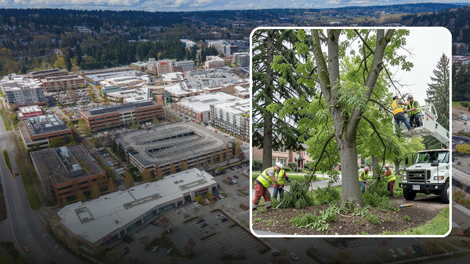 Tree Pruning in Redmond, King County, WA - Structural and clearance pruning of landscape trees to support health, safety, and public sightlines.
