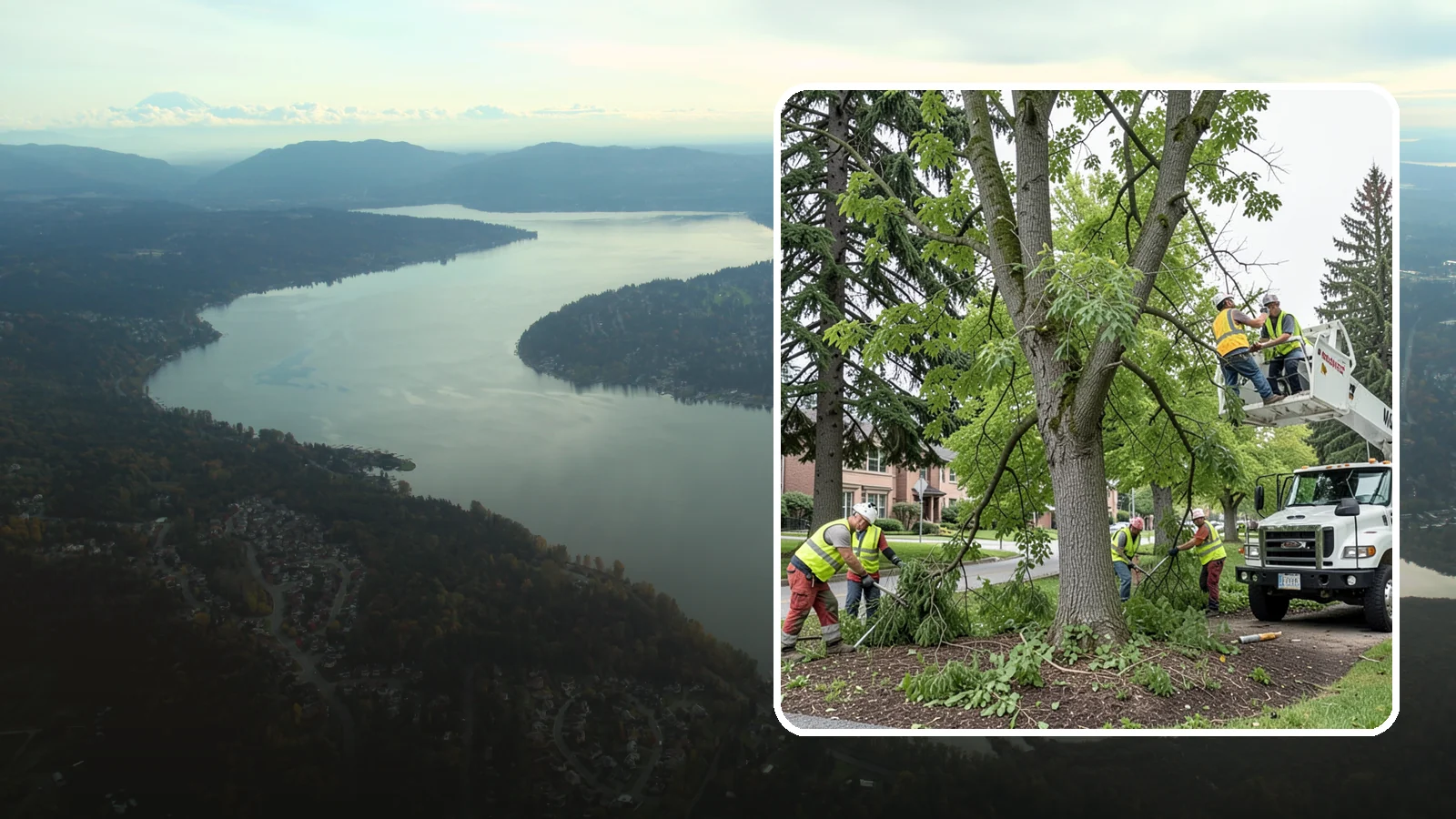 Tree Pruning in Sammamish, King County, WA - Structural and clearance pruning of landscape trees to support health, safety, and public sightlines.