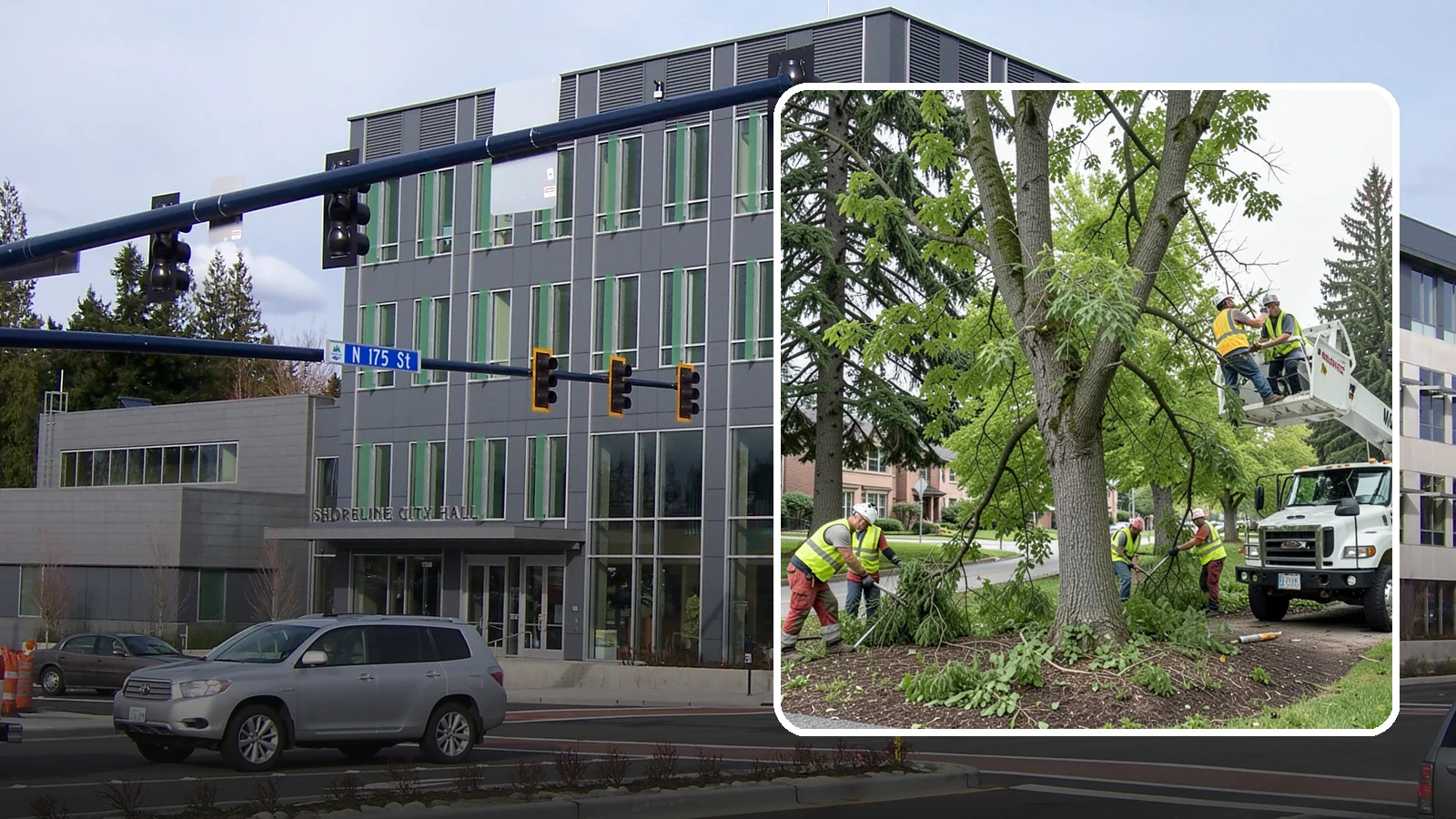 Tree Pruning in Shoreline, King County, WA - Structural and clearance pruning of landscape trees to support health, safety, and public sightlines.