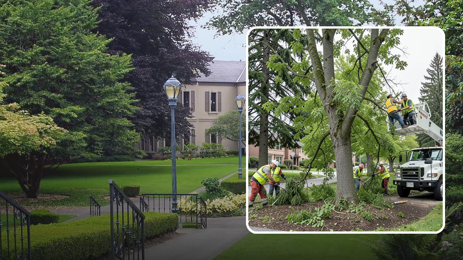 Tree Pruning in Woodinville, King County, WA - Structural and clearance pruning of landscape trees to support health, safety, and public sightlines.