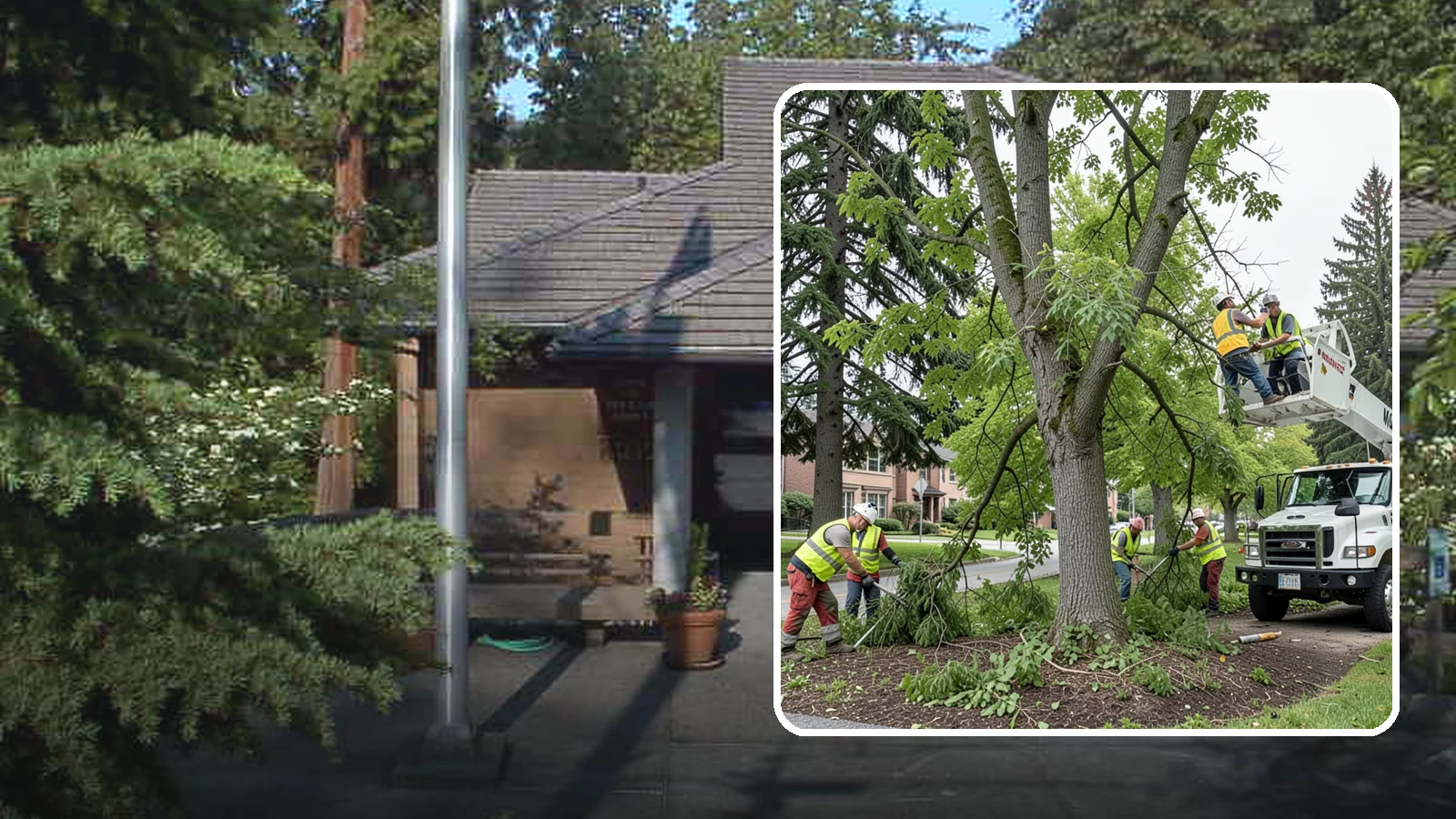 Tree Pruning in Yarrow Point, King County, WA - Structural and clearance pruning of landscape trees to support health, safety, and public sightlines.