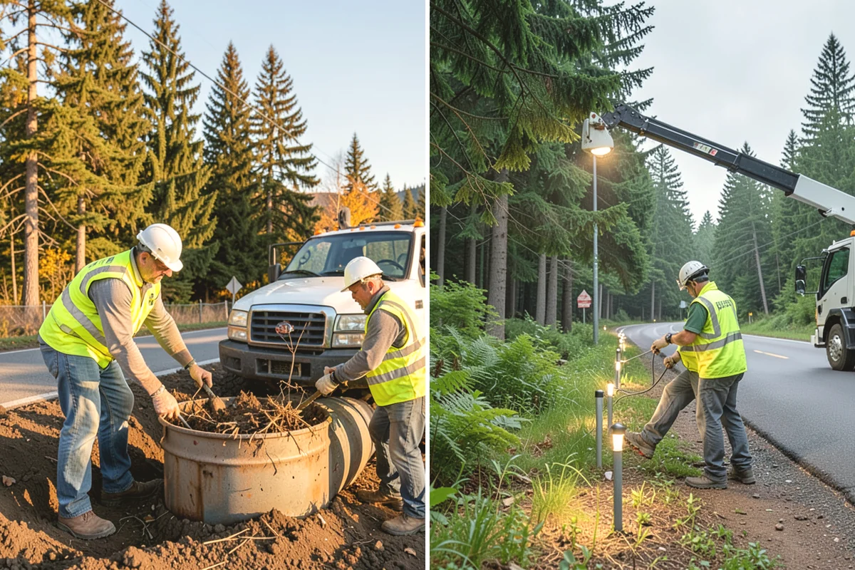 Tree Risk Assessments in Carbonado, Pierce County, WA - Target and site-history review for the subject trees