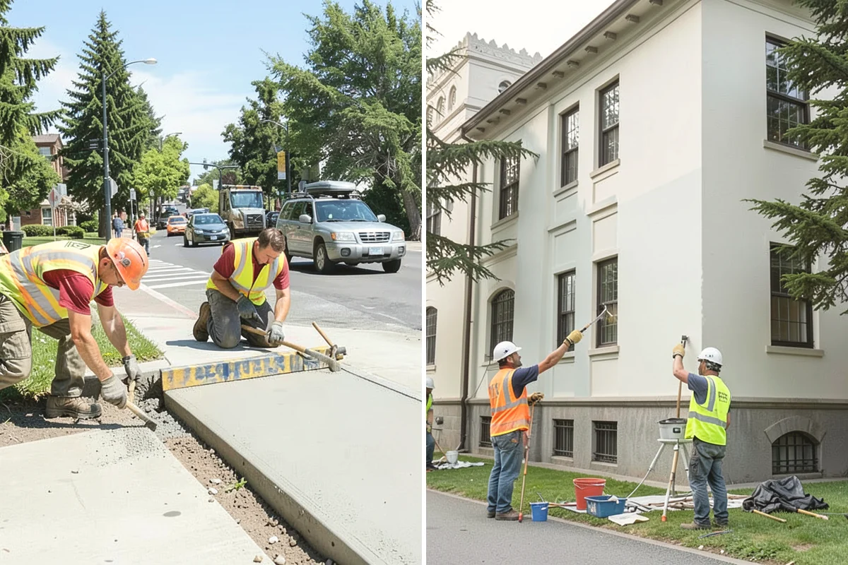 Tree Risk Assessments in University Place, Pierce County, WA - Target and site-history review for the subject trees