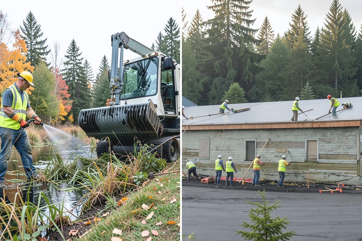 Tree Watering in Buckley, Pierce County, WA - Route and frequency plan for the young-tree population
