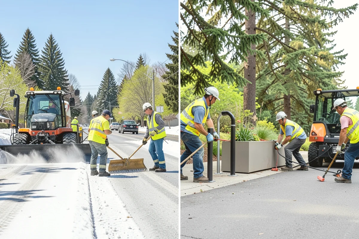 Tree Watering in Carbonado, Pierce County, WA - Route and frequency plan for the young-tree population