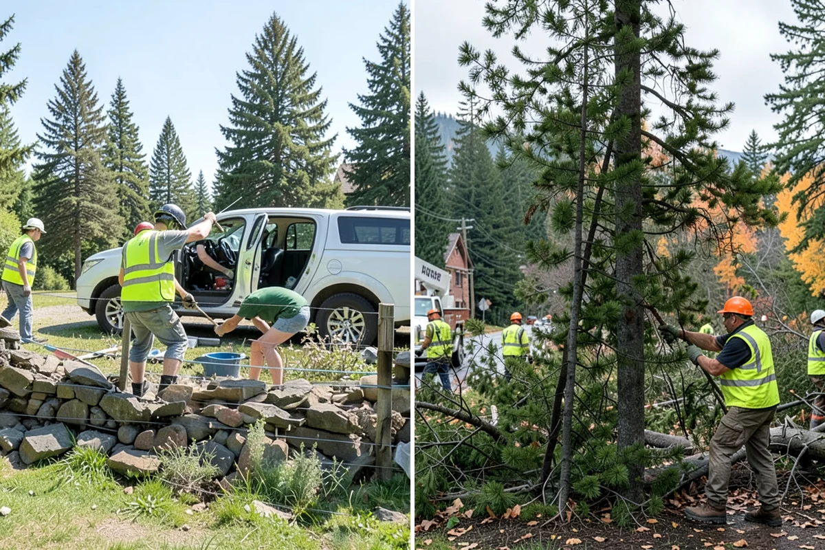 Tree Watering in Clyde Hill, King County, WA - Route and frequency plan for the young-tree population