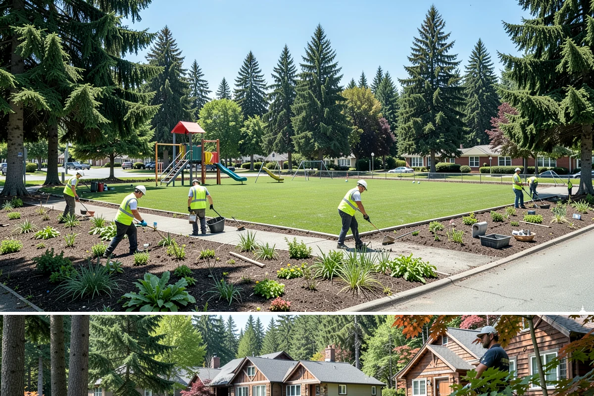 Tree Watering in Edgewood, Pierce County, WA - Watering runs through Western Washington's dry summer window, typically from late spring into early fall, when young trees are...