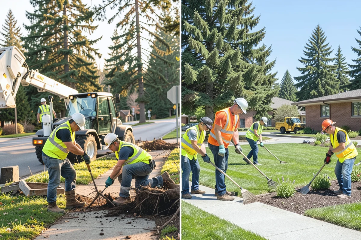 Tree Watering in Hamilton, Skagit County, WA - Route and frequency plan for the young-tree population