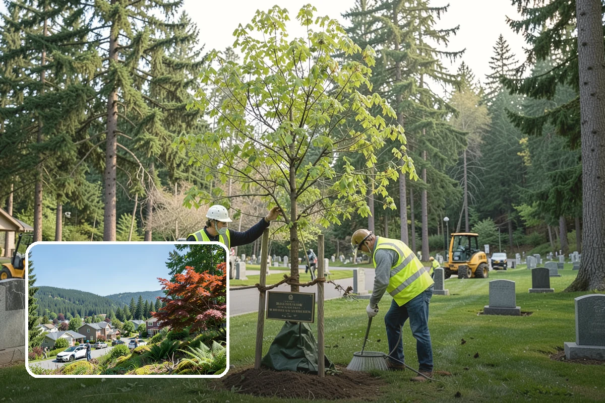 Tree Watering in Index, Snohomish County, WA - Protects planting investment through establishment