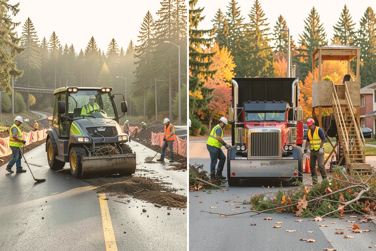 Tree Watering in Kirkland, King County, WA - Route and frequency plan for the young-tree population