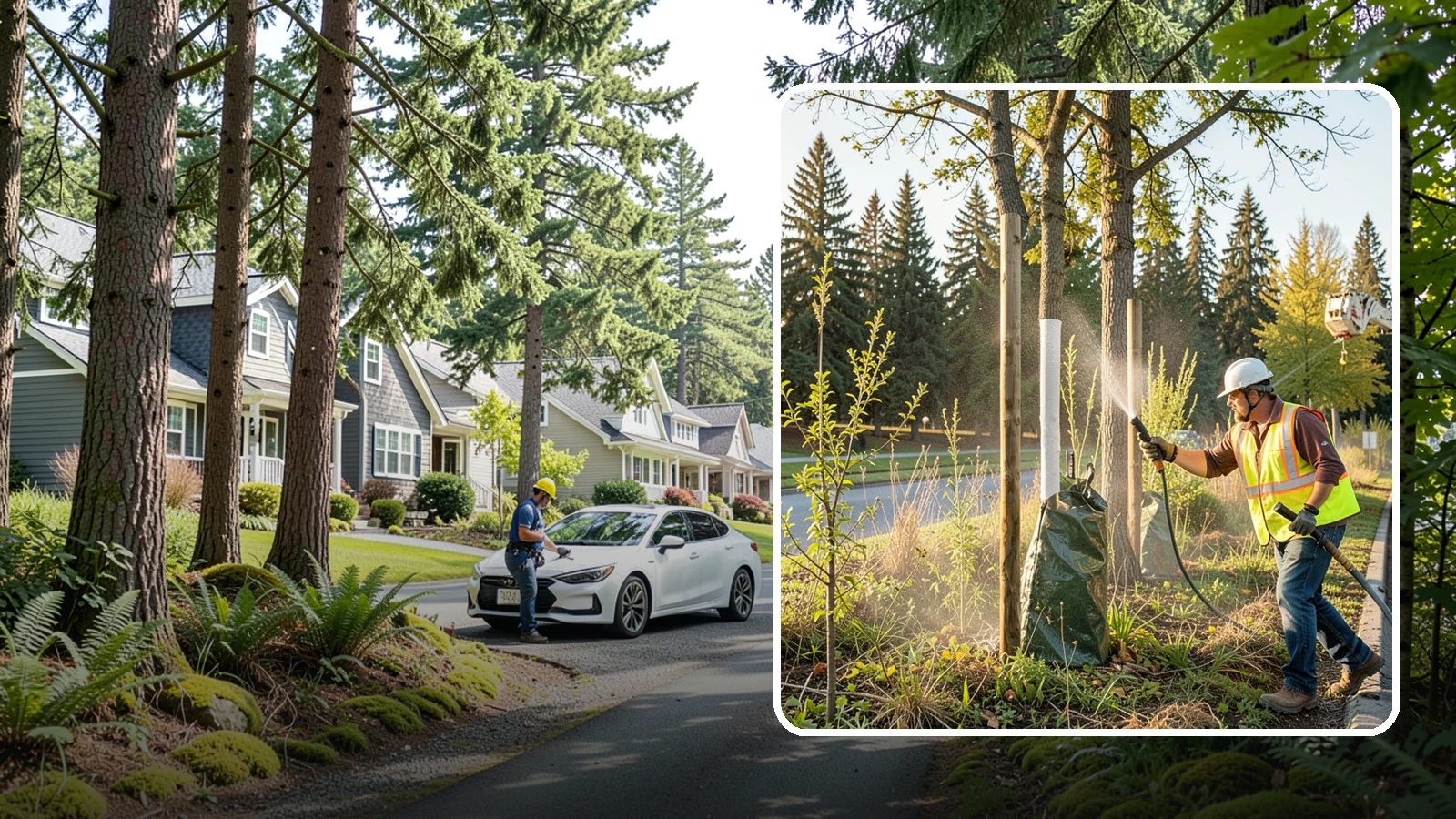 Tree Watering in Normandy Park, King County, WA - Scheduled establishment watering of young public trees through their critical first seasons to protect your planting investment.
