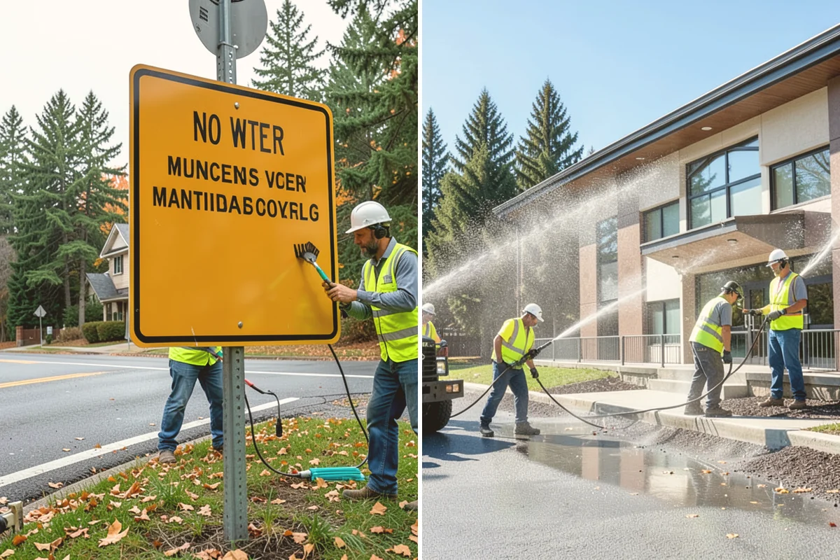 Tree Watering in Orting, Pierce County, WA - Route and frequency plan for the young-tree population