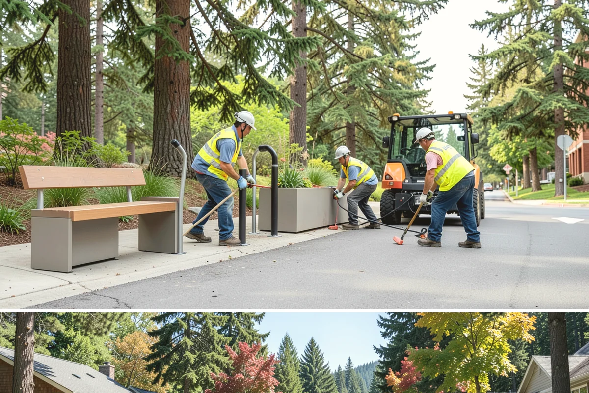 Tree Watering in Orting, Pierce County, WA - Watering runs through Western Washington's dry summer window, typically from late spring into early fall, when young trees are...